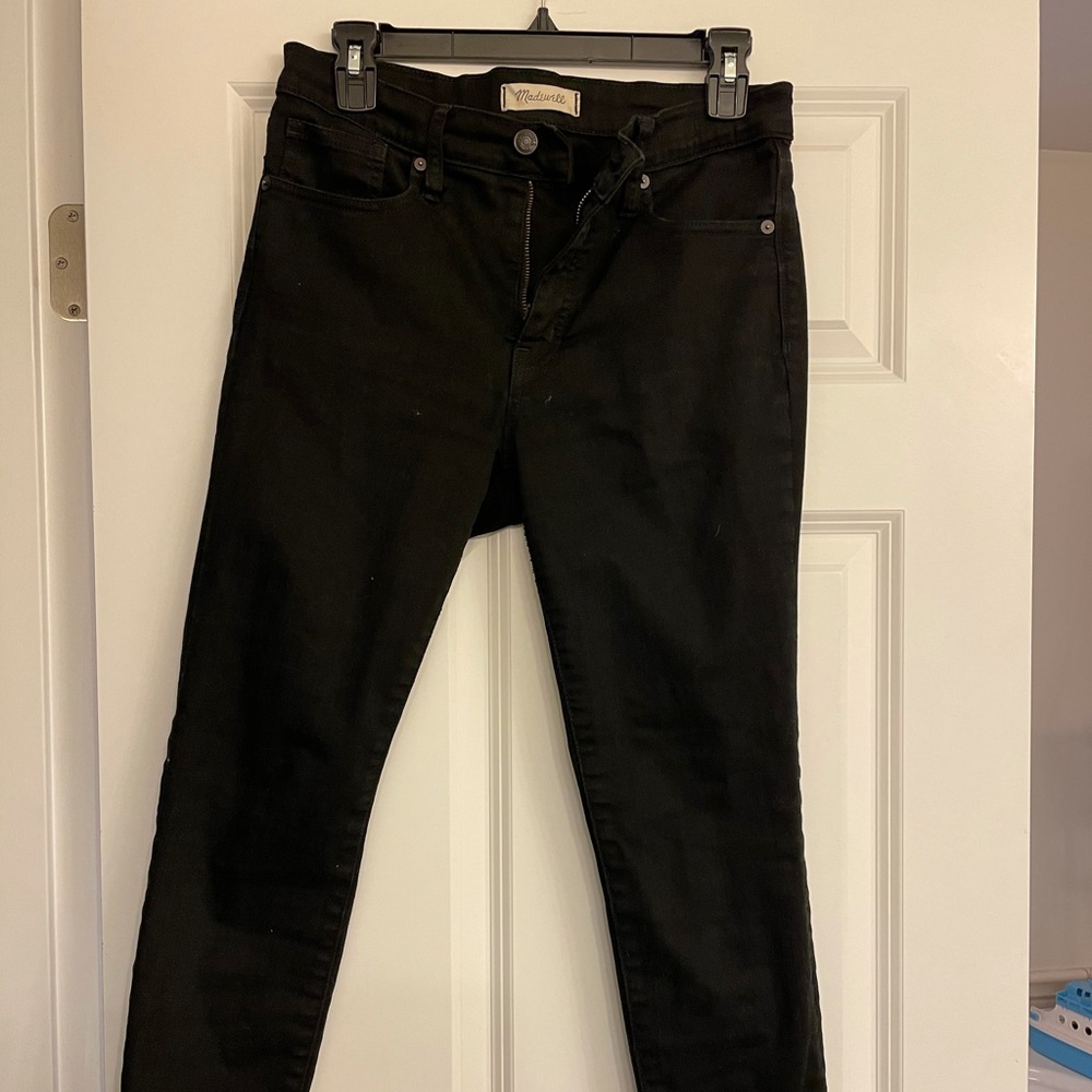 Madewell skinny jeans black